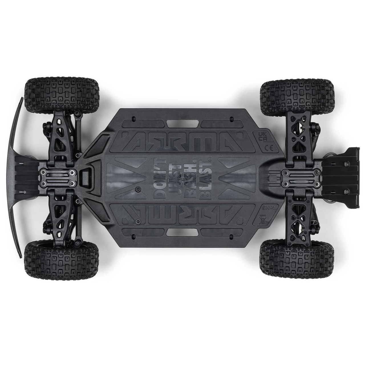Arrma 2104KT1 1/16 MOJAVE GROM 4X4 RTA KIT Brushed Desert Truck (Battery & Charger Included), Clear/Black