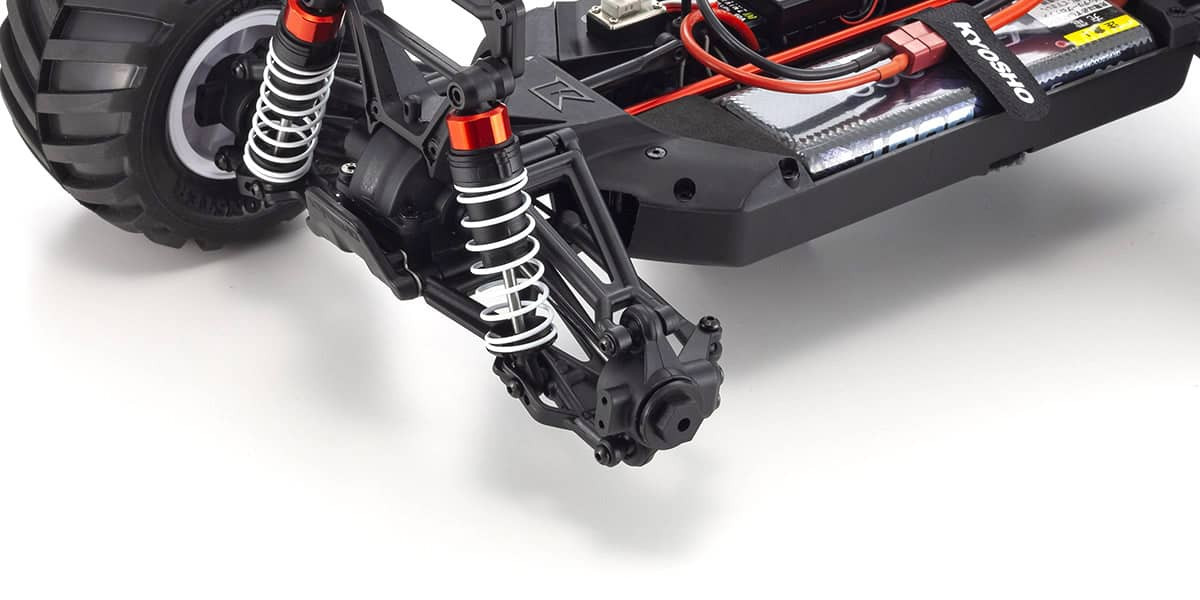 Kyosho Fazer Mk2 Mad Van VE 1/10 4WD Readyset Brushless Monster Truck (Red) w/2.4GHz Radio