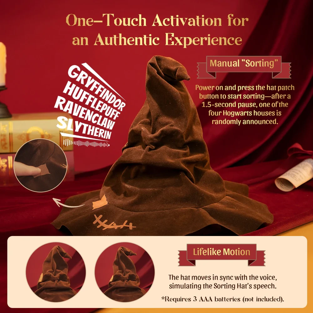  Puremind Harry Potter Talking Sorting Hat
