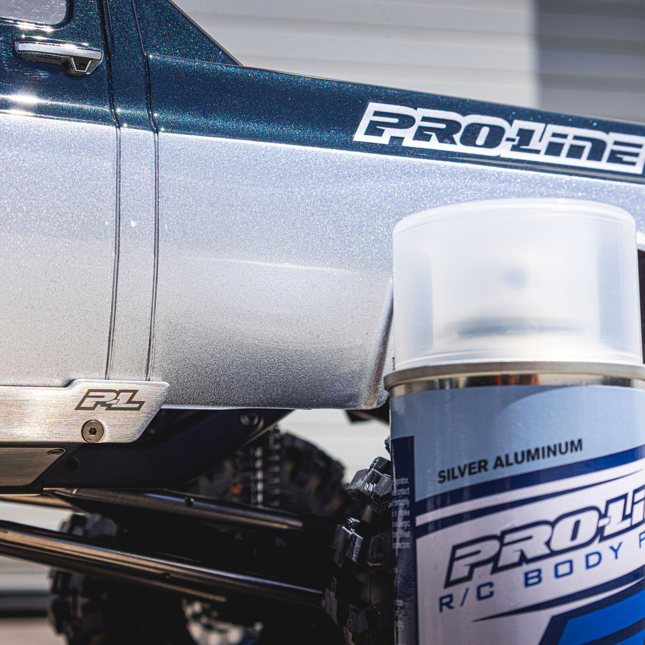  Pro-Line RC Body Spray Paint - Silver Aluminum
