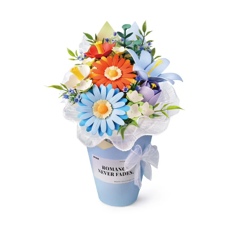 ROKR Twilight Sky Bouquet DIY Flower 3D Puzzle AF03J
