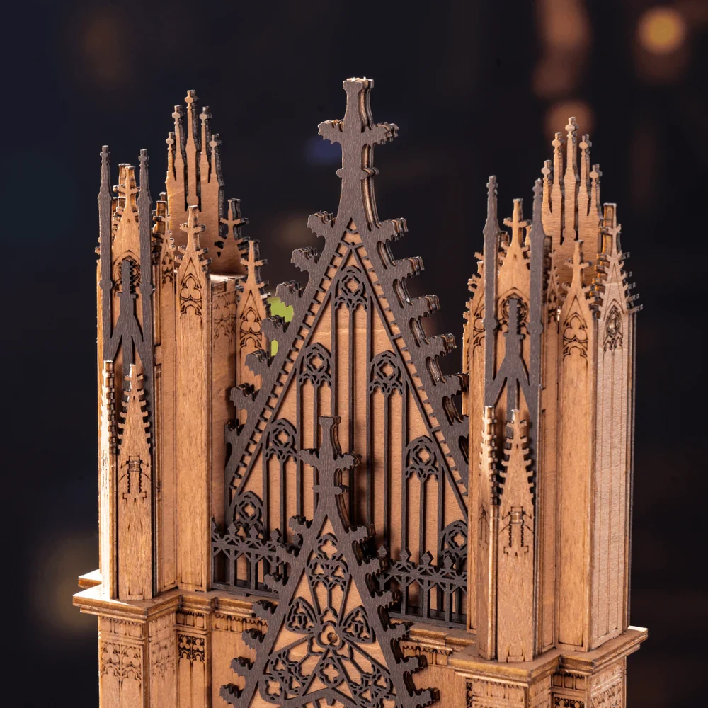 Rolife Twin-Tower Cathedral 3D Wooden Puzzle TGA01