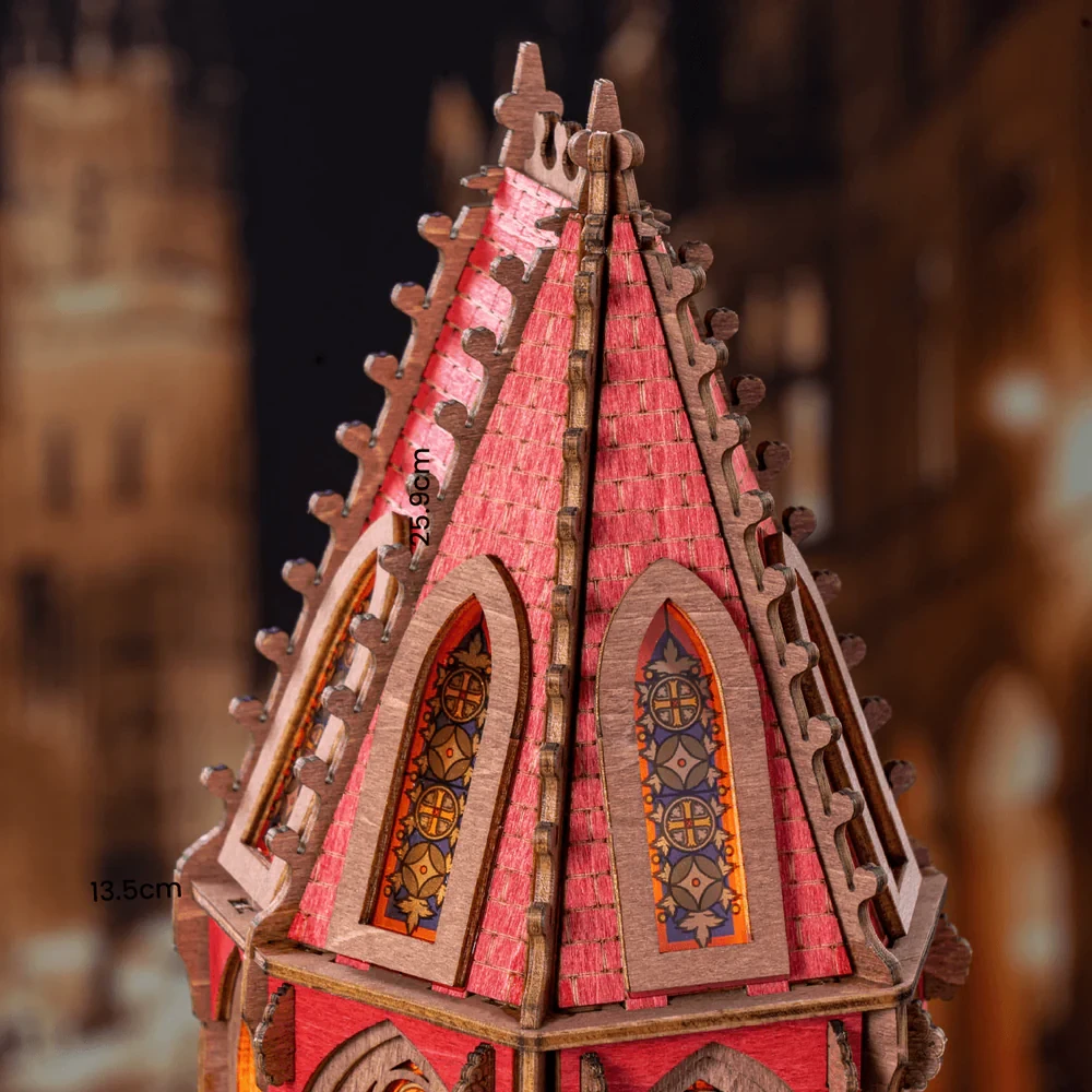 Rolife Geometric Cathedral 3D Wooden Puzzle TGA03