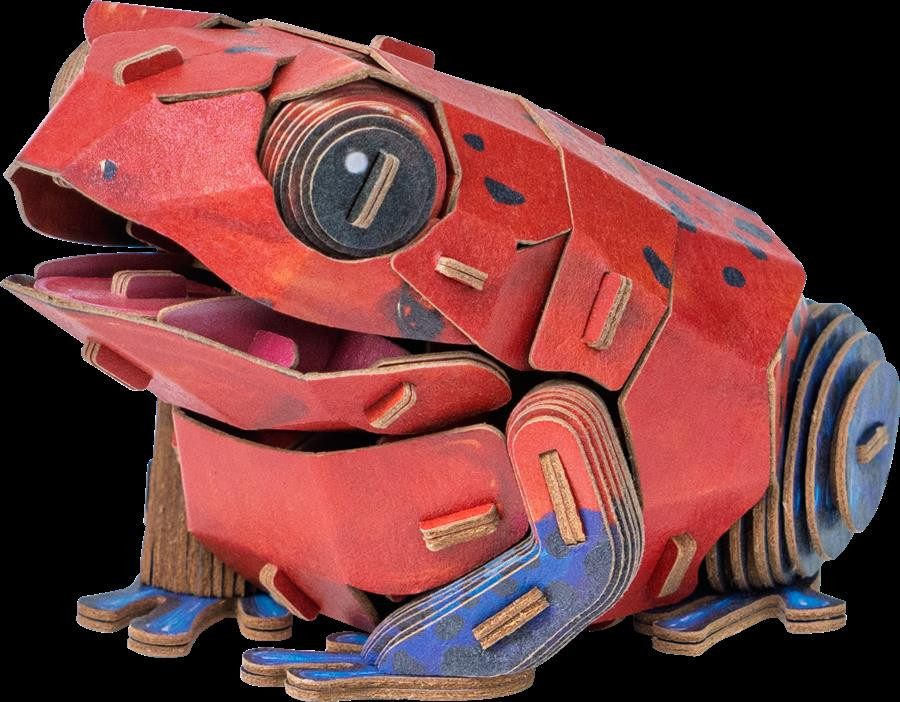  MakeBug D0051 Deep Jungle Poison Dart Frog 3D Kraft Paper Puzzle
