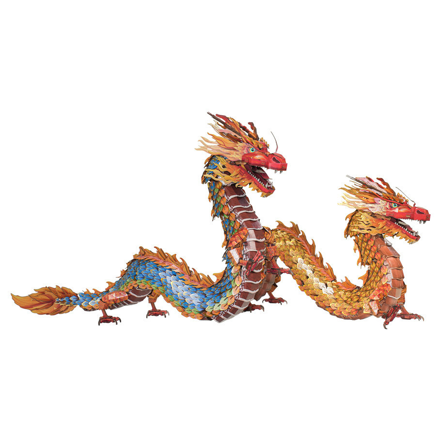 MakeBug Giant Dragon Puzzle Model Kit (Dual Tone)