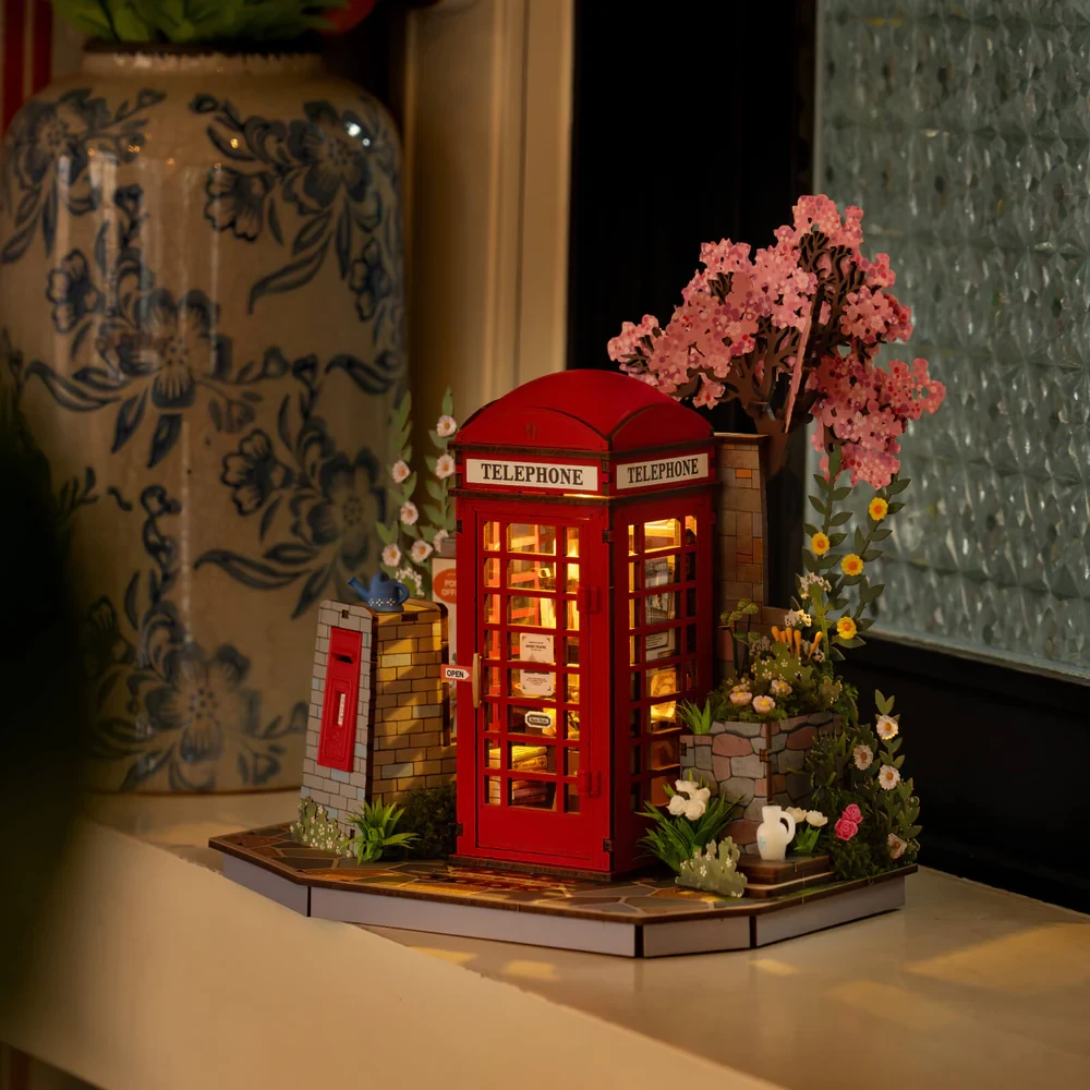  Rolife Blossom Book Booth 3D Wooden Puzzle TGS05