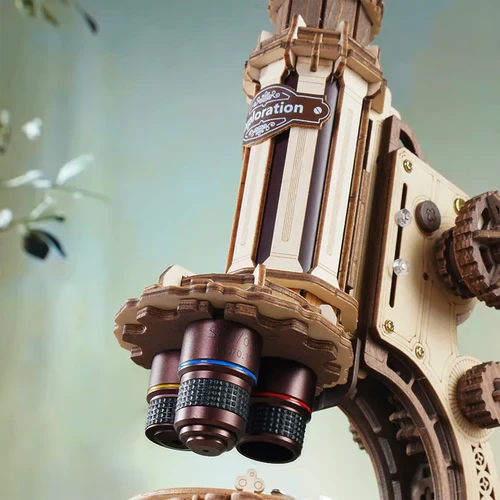 ROKR Microscope - 3D Wooden Puzzle ST005
