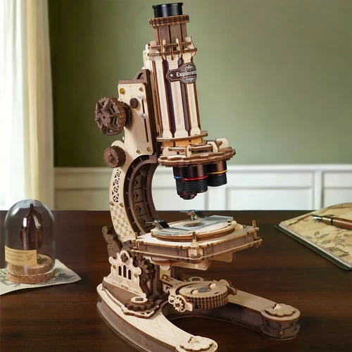 ROKR Microscope - 3D Wooden Puzzle ST005