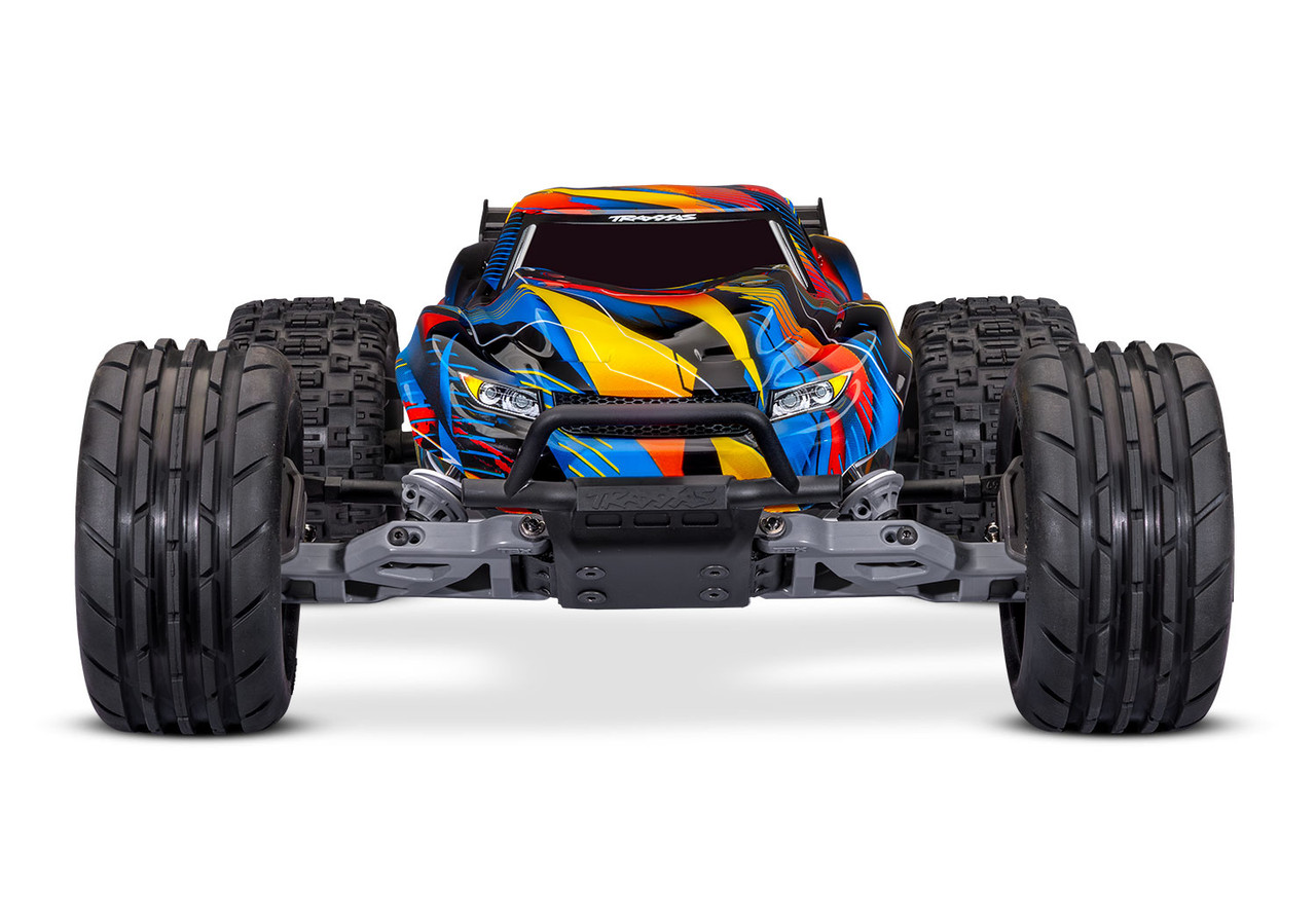 Traxxas 37454-4-YLW Rustler 2WD Brushless, Yellow