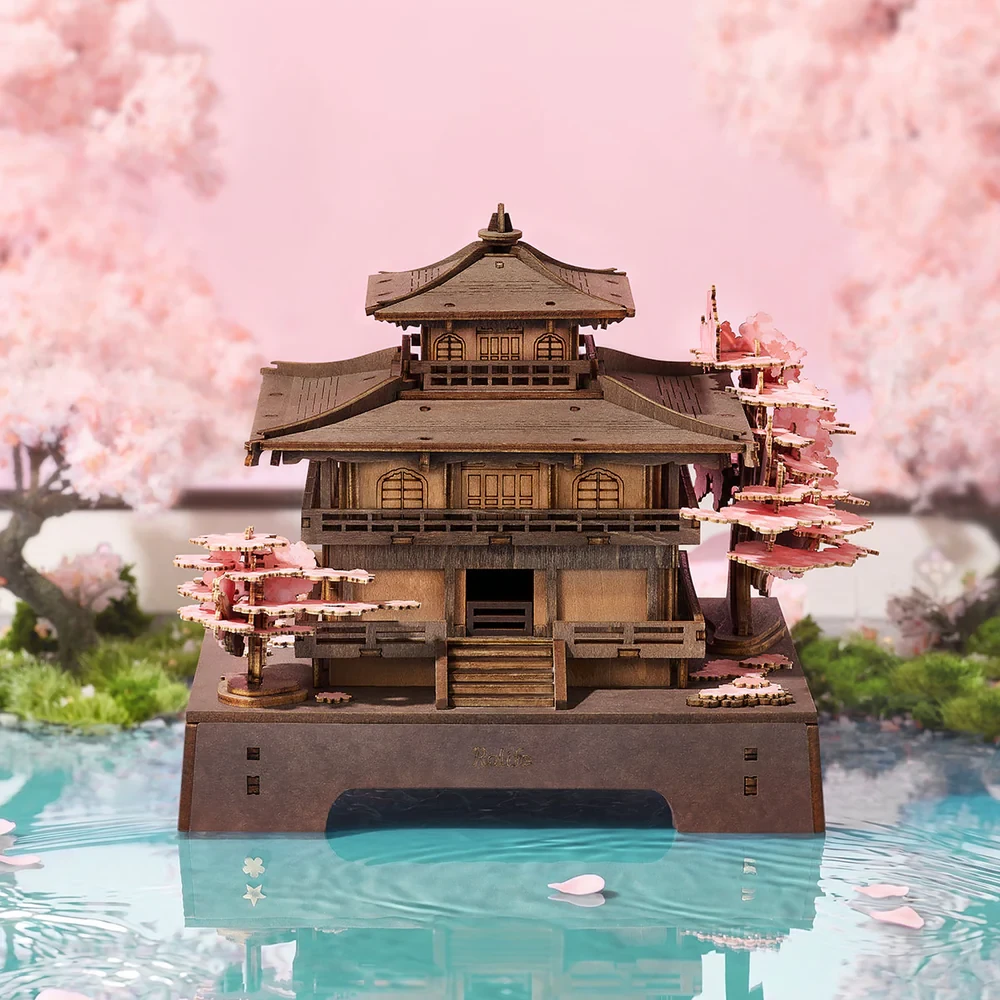 Rolife Sakura Pavilion - Cathedral 3D Wooden Puzzle
