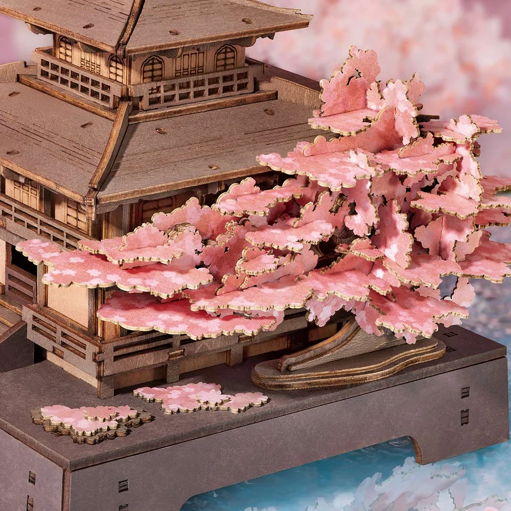  Rolife Sakura Pavilion - Cathedral 3D Wooden Puzzle