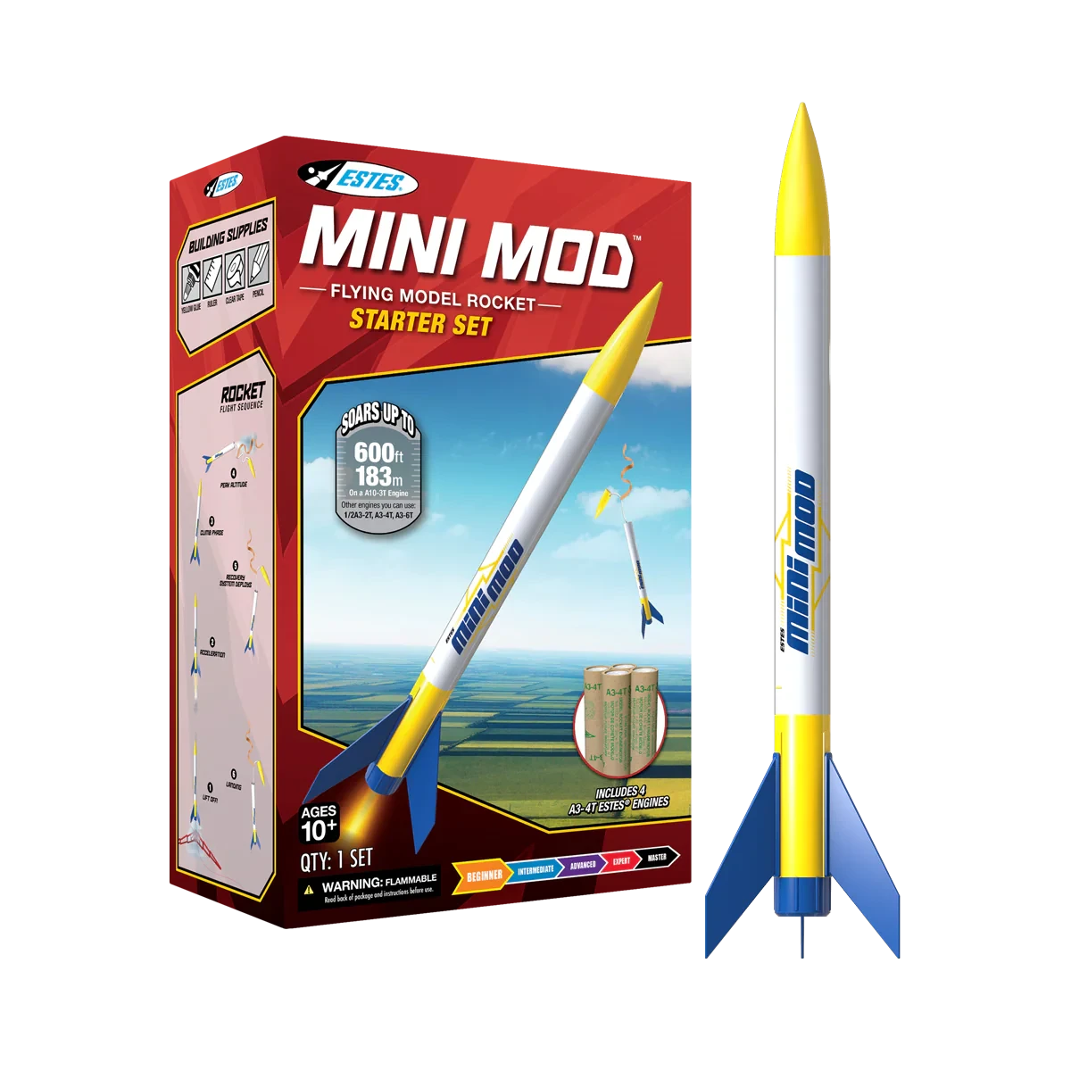 Estes 643 Mini Mod Starter Set, Beginner