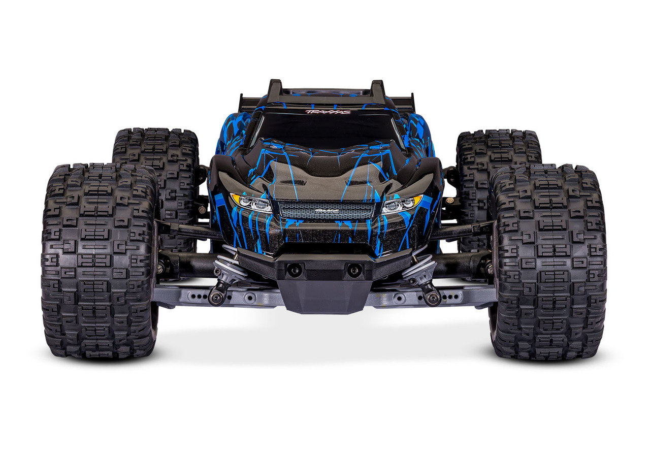 Traxxas 67464-4-BLUE Rustler 4X4 Brushless, Blue