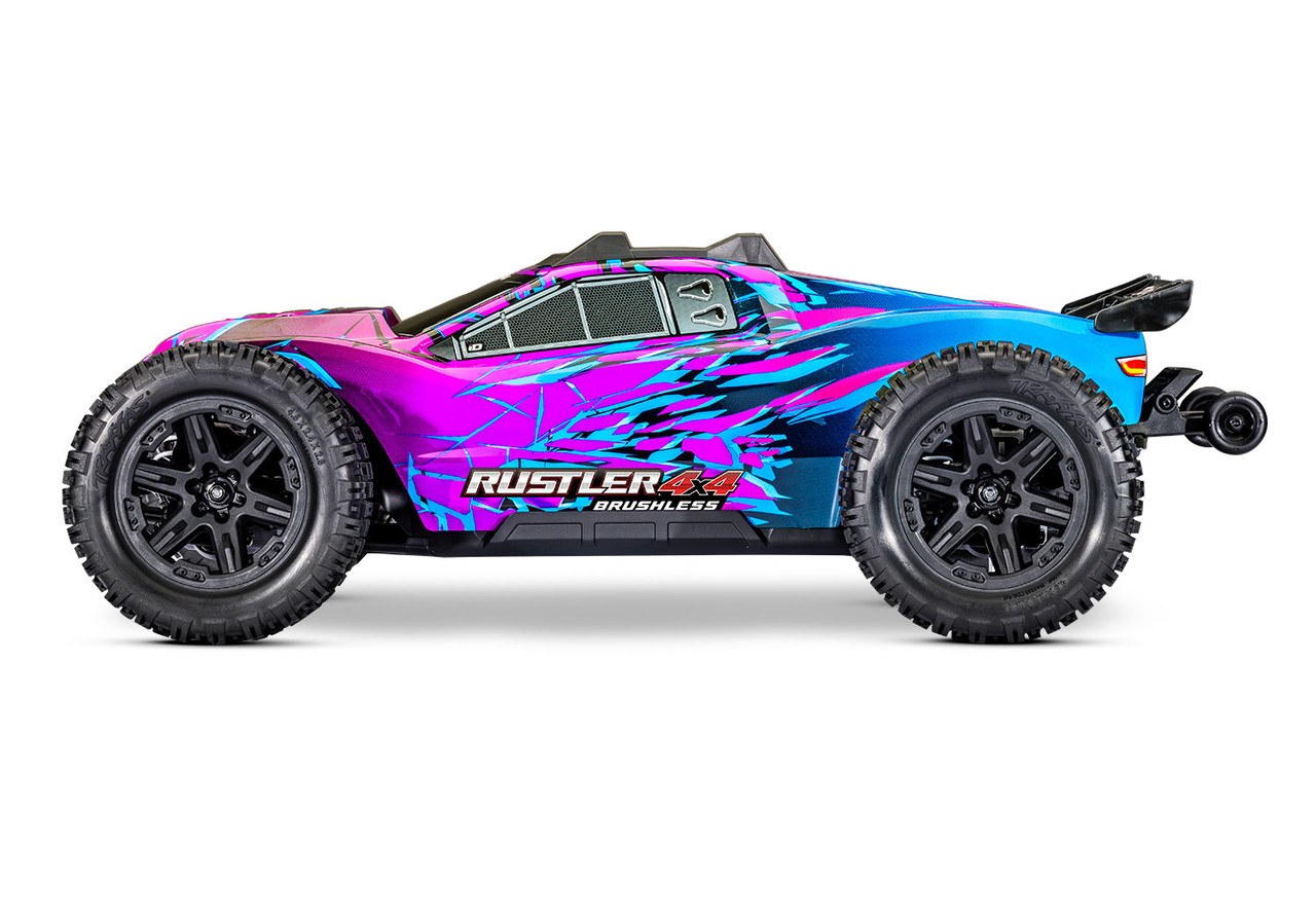 Traxxas 67464-4-PRPL Rustler 4X4 Brushless, Purple