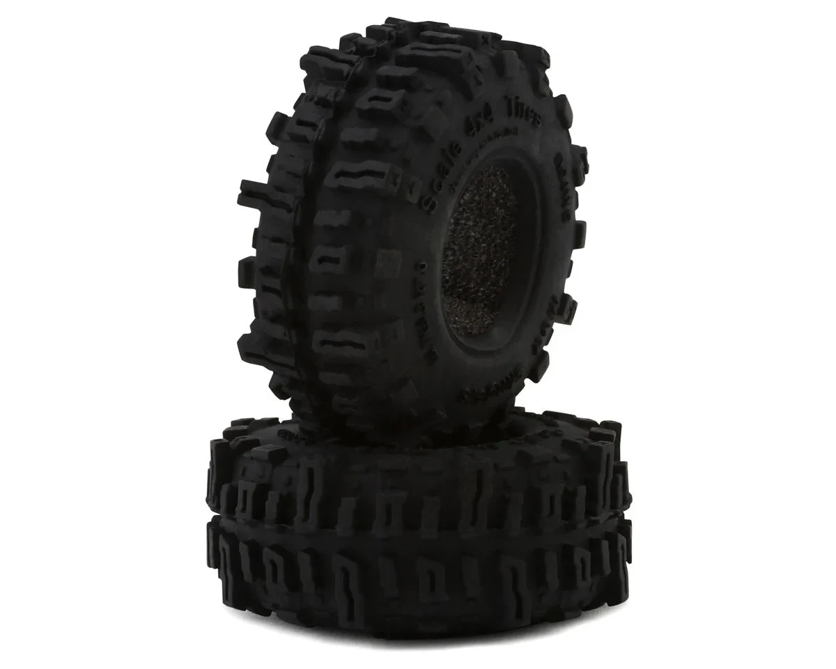 RC4WD Mud Slingers 0.7" Micro 1/24 Scale Crawler Tires (2) (OD 40mm) (X2S3)