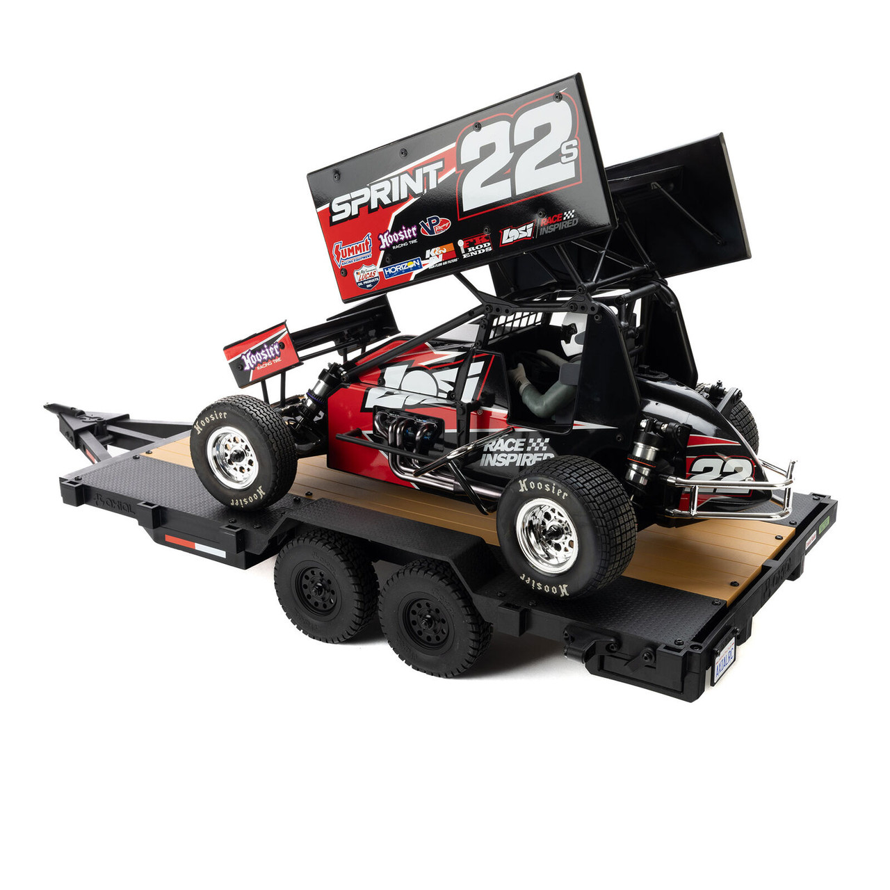 Axial 3409 1/10 SCX10 Flat Bed Vehicle Trailer