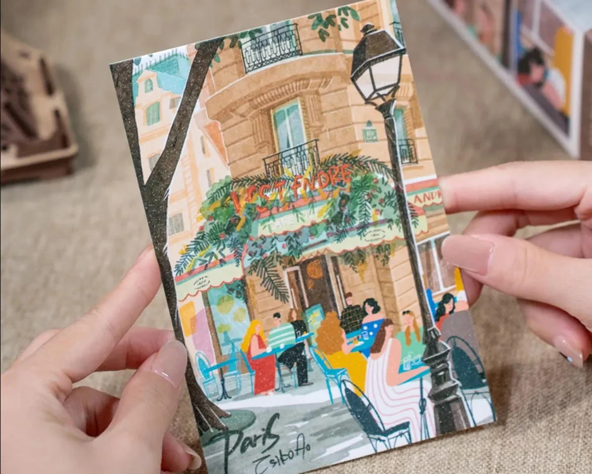 Rolife Leisure in Paris 1000 Piece Jigsaw Puzzle EPT004
