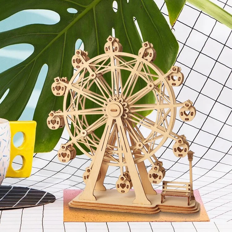 Rolife Classic 3D Wood Puzzles; Ferris Wheel TG401