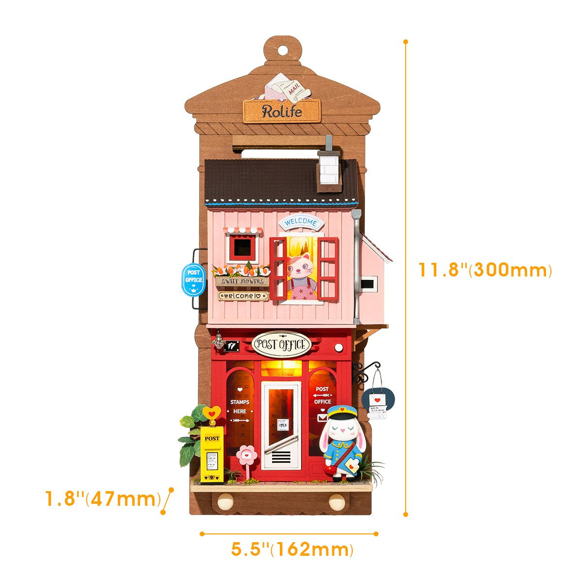 Rolife Wall Hanging Series; Love Post Office DS021