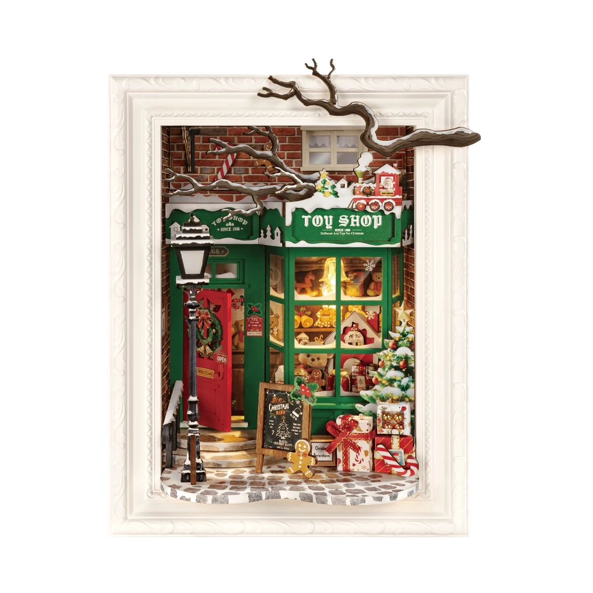  Rolife Santa's Toy Shop Story Frame DP006