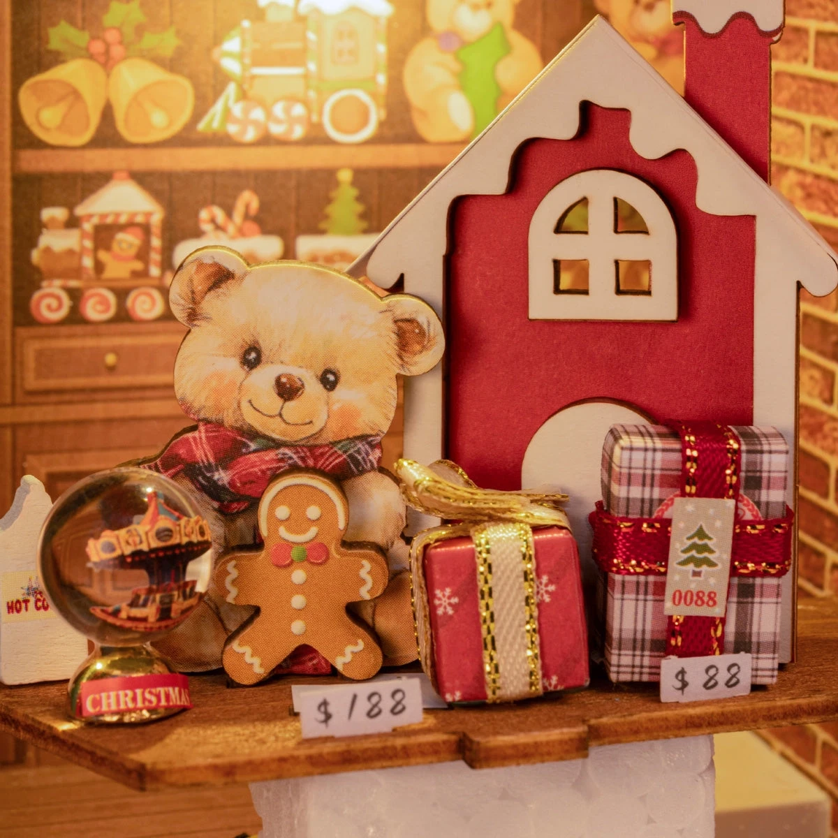  Rolife Santa's Toy Shop Story Frame DP006