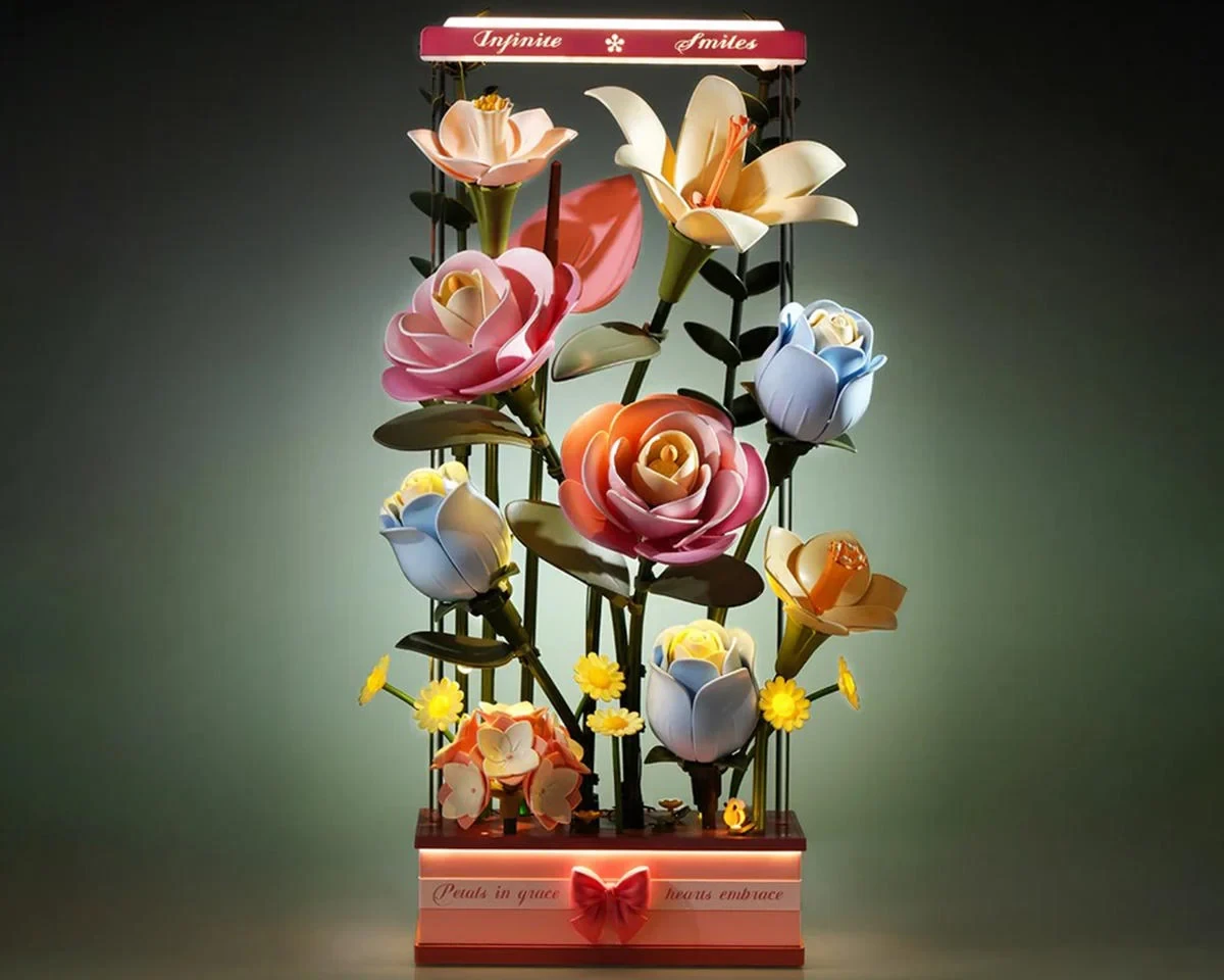  Rolife Blooming Bouquet Box DIY 3D Puzzle AF01D