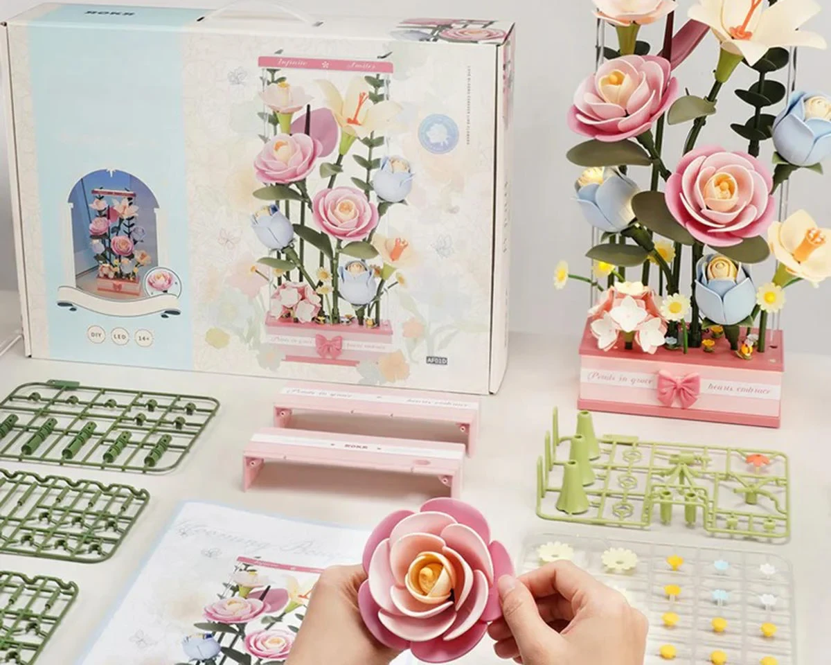 Rolife Blooming Bouquet Box DIY 3D Puzzle AF01D