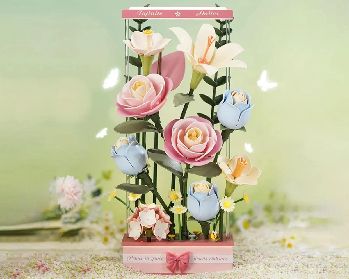 Rolife Blooming Bouquet Box DIY 3D Puzzle AF01D