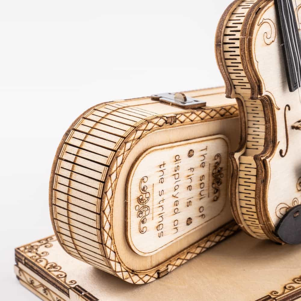  ROKR Violin Capriccio 3D wooden puzzle TG604