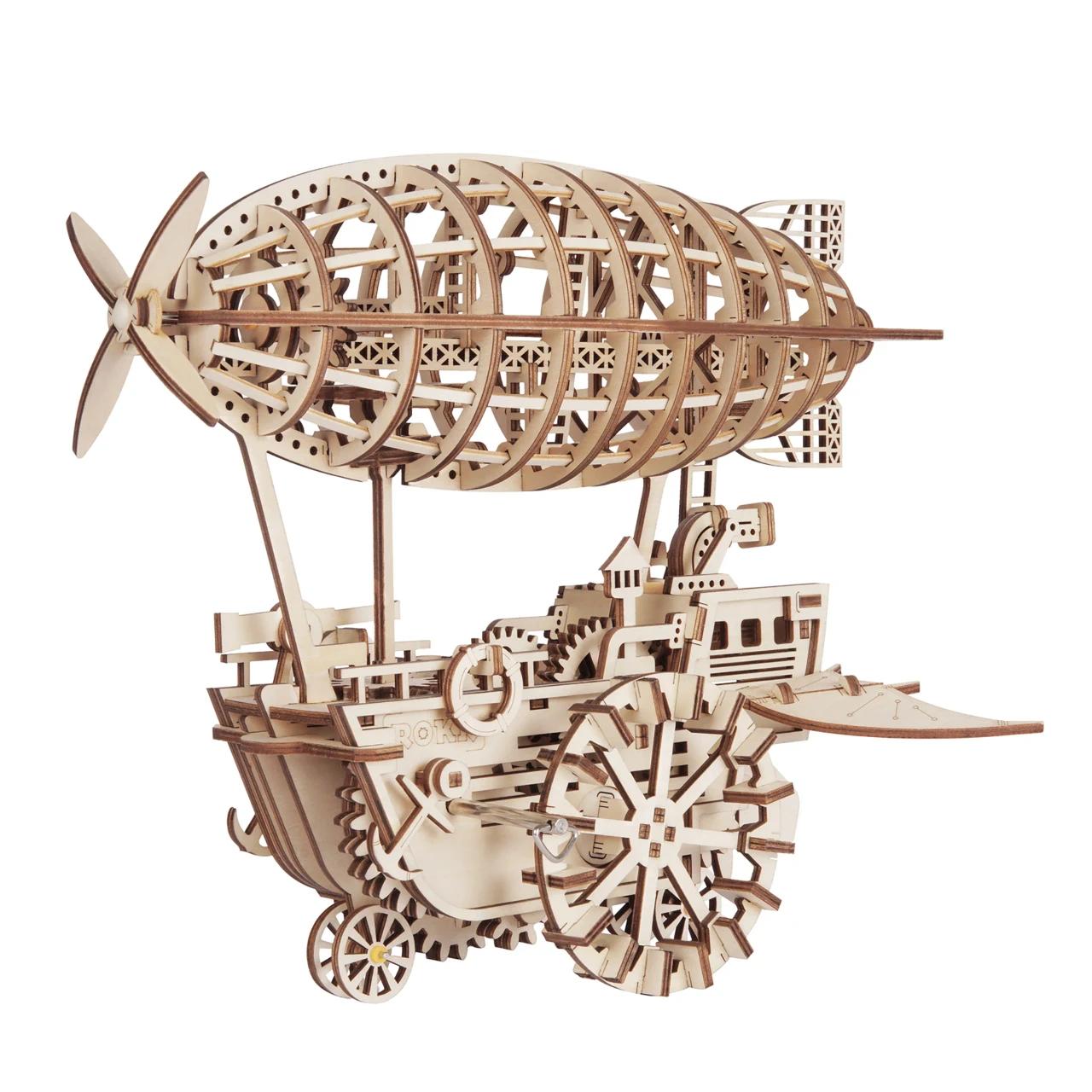  ROKR Mechanical Wood Models; Airship Air Vehicle LK702