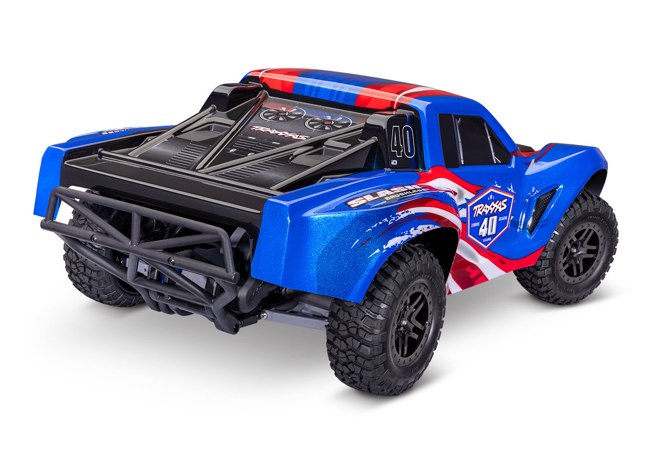 Traxxas 58434-4-40TH Slash 2WD Brushless, 40 Year Anniversary Edition