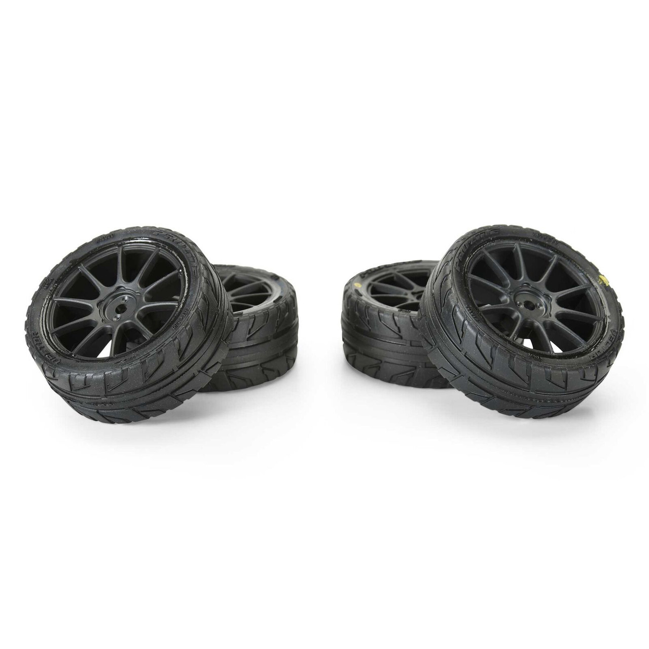  Proline 1032010 Vector Tire MTD 12mm Black Mach 10 Wheel (4) for ARRMA TYPHON GROM