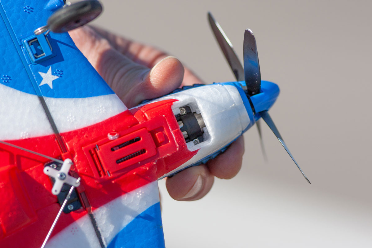 Rage RC 1300V3 P-51D Miss America Micro RTF Airplane with PASS (Pilot Assist Stability Software) System