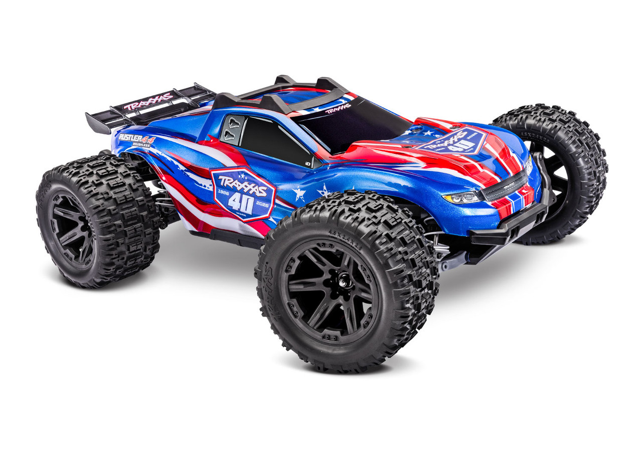 Traxxas 67464-4-40TH Rustler 4X4 Brushless, 40th Anniversary Edition