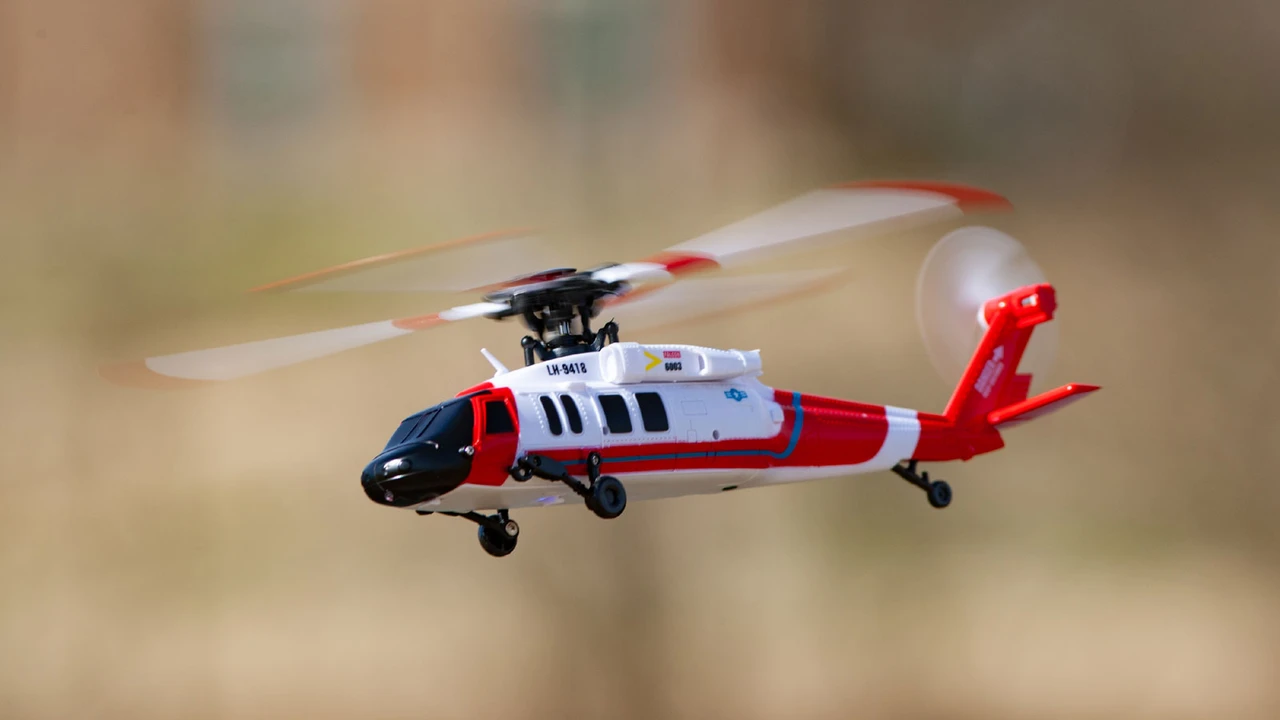 Rage RC 6151 Hero-Copter BL, 4-Blade Brushless RTF Heli; Coast Guard