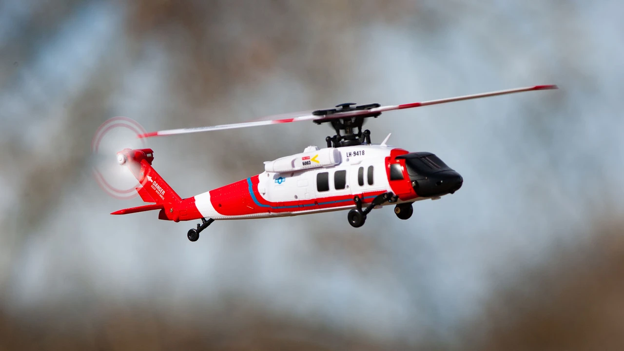 Rage RC 6151 Hero-Copter BL, 4-Blade Brushless RTF Heli; Coast Guard