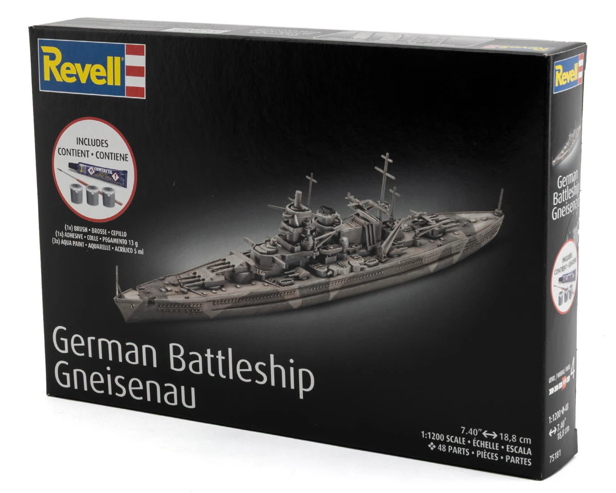 Revell 75183 Starter Kit Battleship Uss New Jersey Skill 4