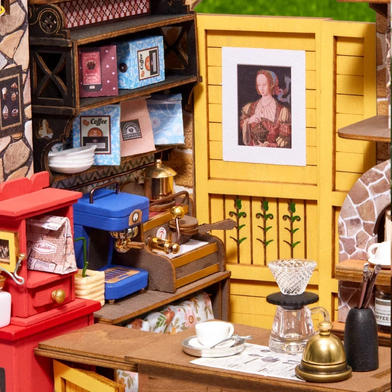 Rolife Leafree Café DIY Miniature House DH201