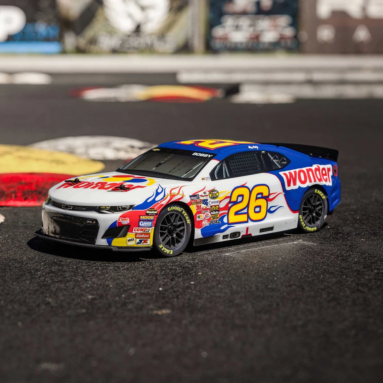 Losi 1/12  NASCAR Ricky Bobby No. 26 Wonder Bread Chevrolet ZL1