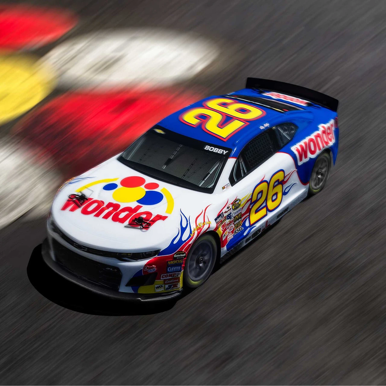 Losi 1/12  NASCAR Ricky Bobby No. 26 Wonder Bread Chevrolet ZL1