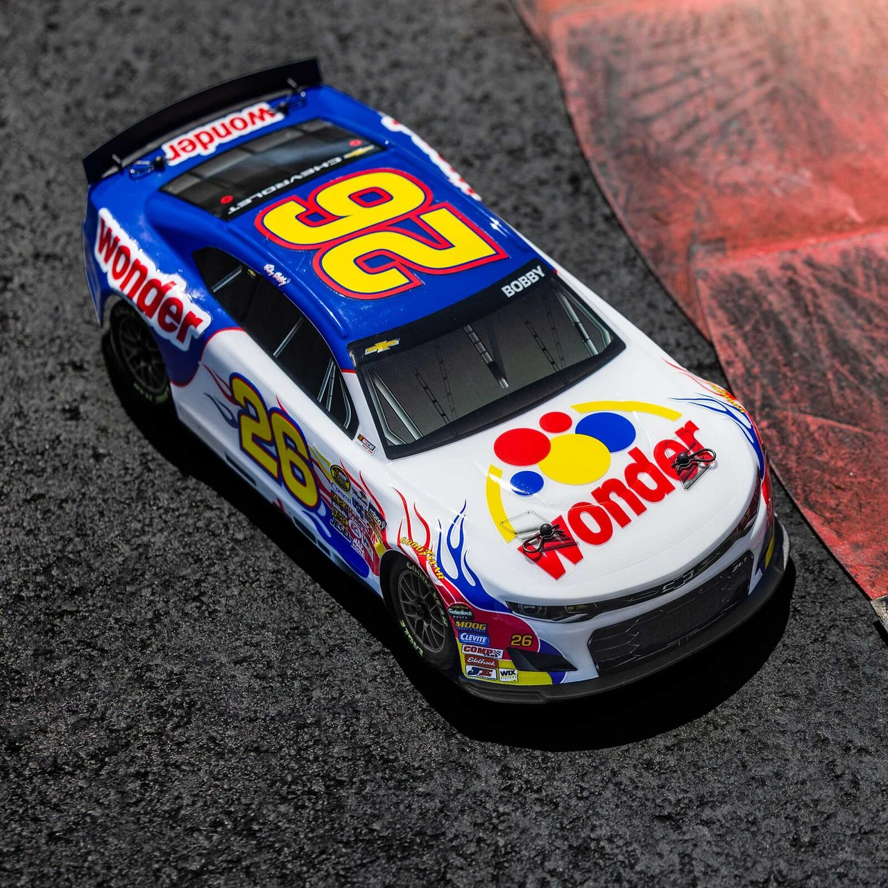 Losi 1/12  NASCAR Ricky Bobby No. 26 Wonder Bread Chevrolet ZL1