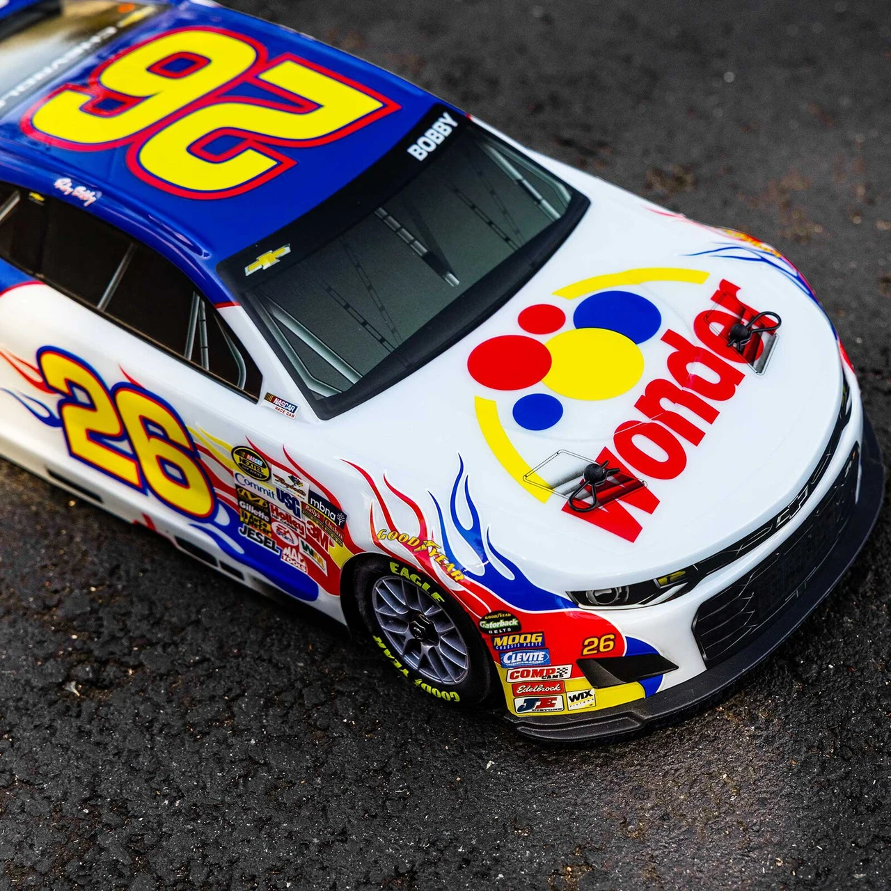Losi 1/12  NASCAR Ricky Bobby No. 26 Wonder Bread Chevrolet ZL1