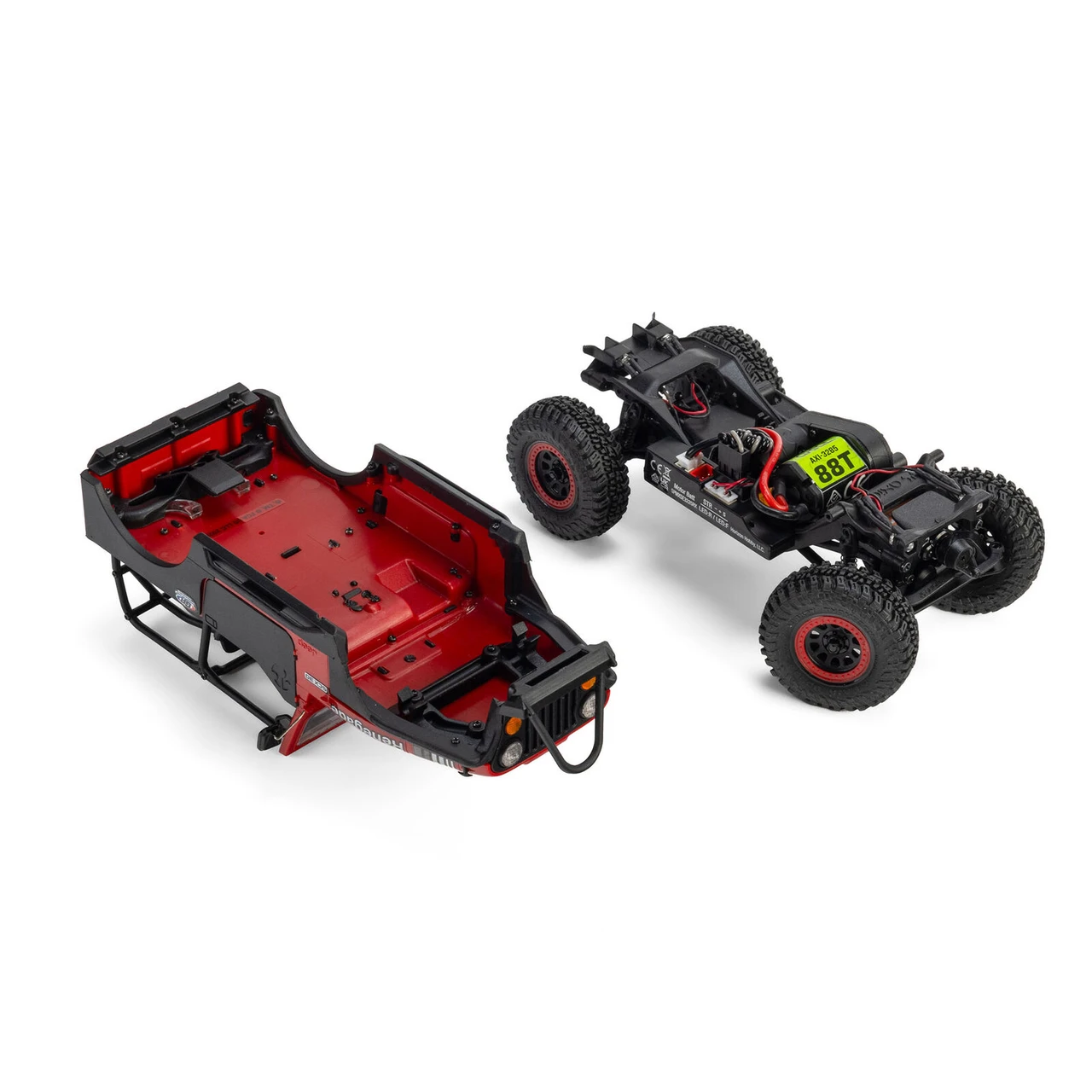 Axial 1/30 SCX30 Jeep CJ-7 Renegade 4X4 RTR Red