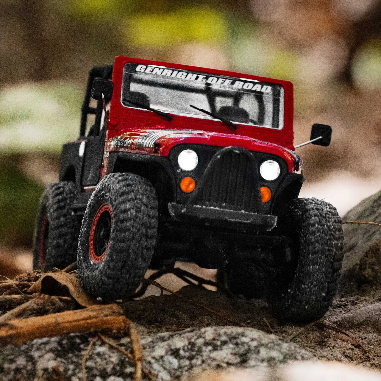 Axial 1/30 SCX30 Jeep CJ-7 Renegade 4X4 RTR Red
