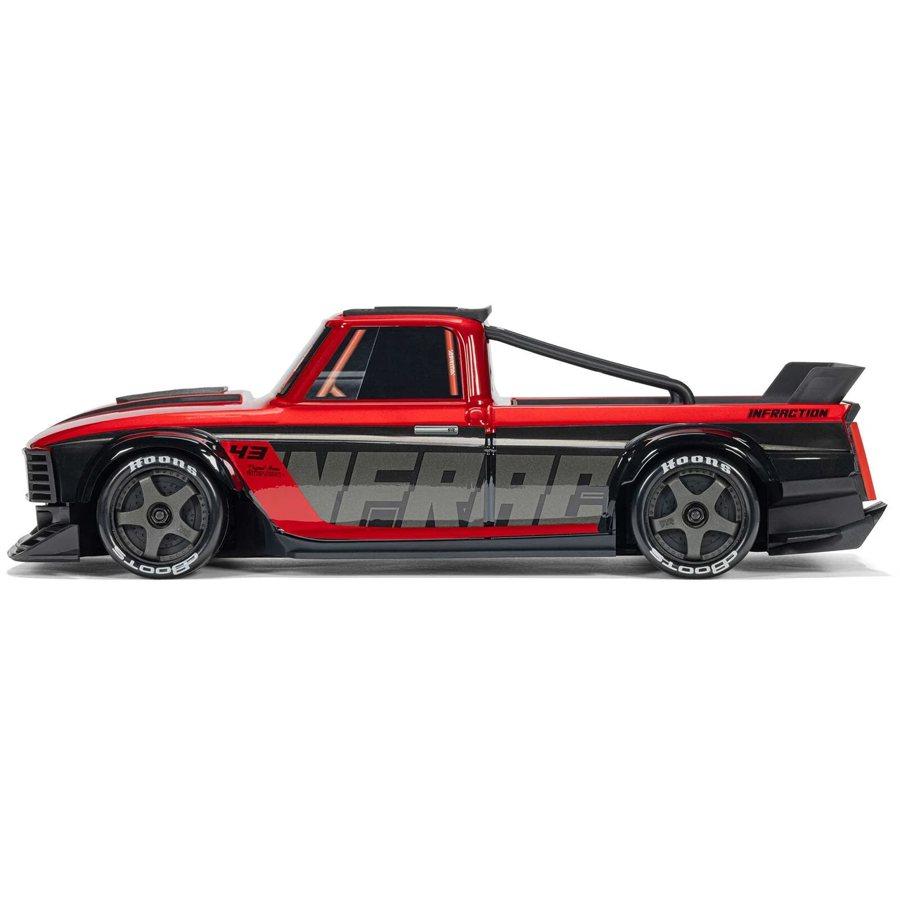 Arrma 2315ST1 1/12 INFRACTION GROM 3S 4X4 Ready-To-Run Brushless All-Road Street Bash (Battery & Charger Included), Red/Black