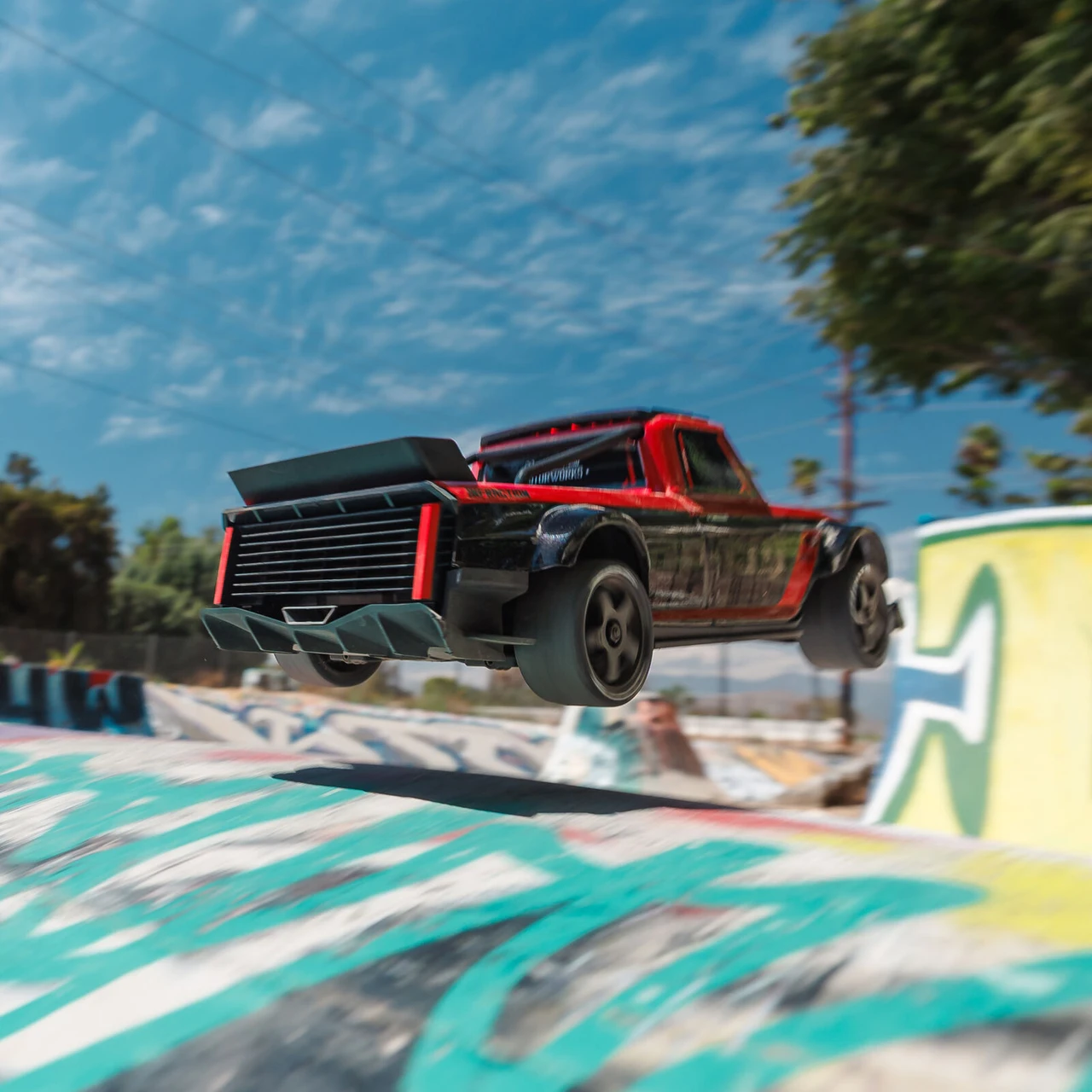 Arrma 2315ST1 1/12 INFRACTION GROM 3S 4X4 Ready-To-Run Brushless All-Road Street Bash (Battery & Charger Included), Red/Black