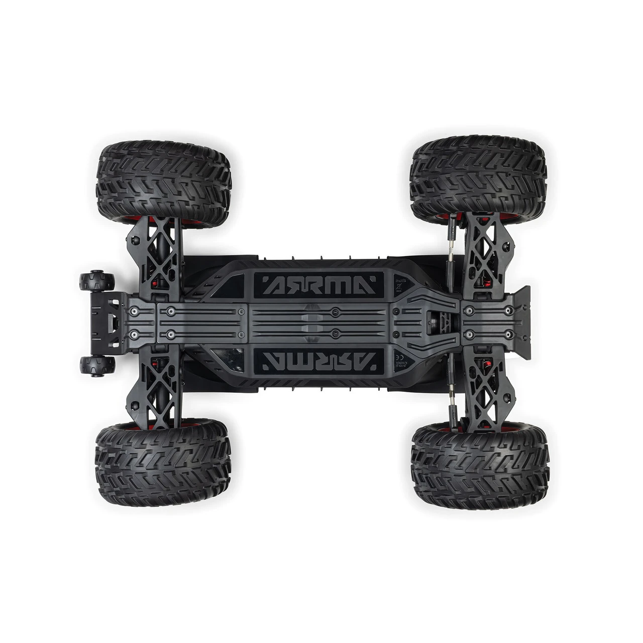 Arrma 1/8 QUAKE 4S DSC 4X4 RTR Brushless Monster Truck , White/Blue