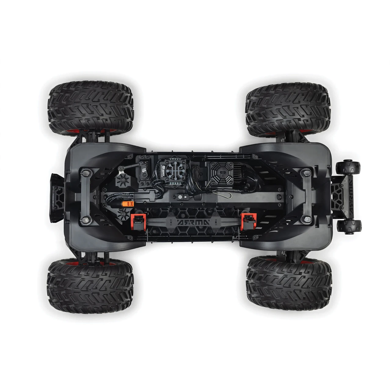 Arrma 1/8 QUAKE 4S DSC 4X4 RTR Brushless Monster Truck , White/Blue