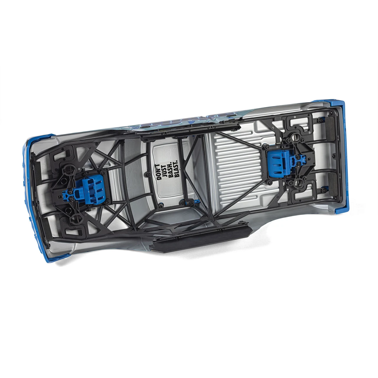 Arrma 1/8 QUAKE 4S DSC 4X4 RTR Brushless Monster Truck , White/Blue