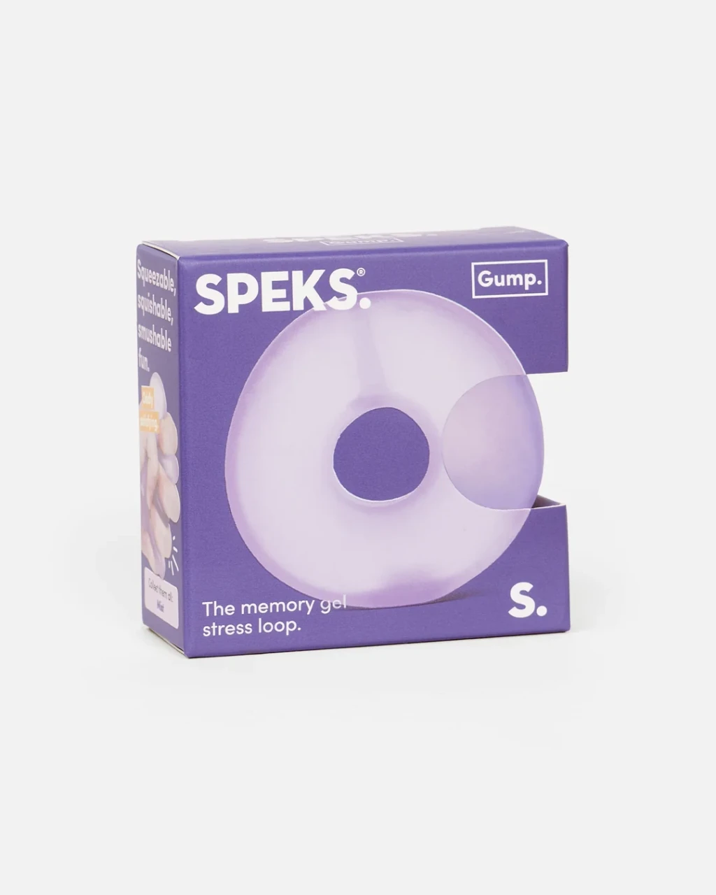 Speks Gump Memory Gel Stress Loop, Mist